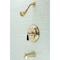 Kingston Brass KB3632PKL Tub and Shower Faucet, Polished Brass KB3632PKL - alternate 2